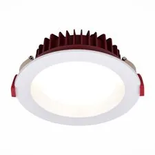 ST LUCE ST752.548.07 Светильник встраиваемый Белый LED 1*7W 4000K 560Lm Ra80 100° IP44 D115xH47 100-240VV