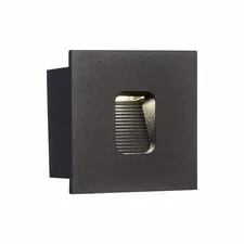 ST LUCE SL9501.441.01 Светильник уличный настенный Черный LED 1*1W 4000K