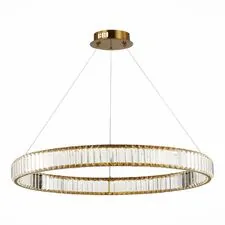ST LUCE SL1622.383.01 Люстра подвесная Латунь/Прозрачный LED 1*52W 4000K