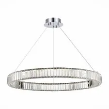ST LUCE SL1622.163.01 Люстра подвесная Хром/Прозрачный LED 1*40W 4000K
