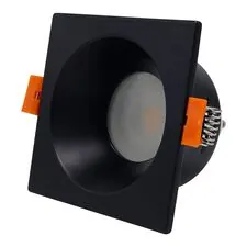 ST LUCE ST256.418.01 Светильник встраиваемый Черный GU10 1*50W  IP65 L85xW85xH53 220V Без ламп