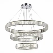 ST LUCE SL1622.103.03 Люстра подвесная Хром/Прозрачный LED 1*122W 4000K