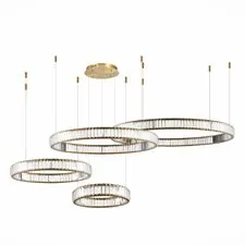 ST LUCE SL1622.303.04 Люстра подвесная Латунь/Прозрачный LED 1*190W 4000K