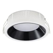 ST LUCE ST755.438.18 Светильник встраиваемый Черный LED 1*18W 3000K 1 620Lm Ra80 120° IP20 D160xH60 100-240V