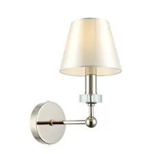 ST LUCE SL1755.151.01 Светильник настенный Никель/Белый E14 1*40W