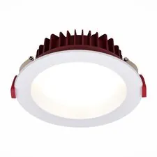 ST LUCE ST752.548.18 Светильник встраиваемый Белый LED 1*18W 4000K 1 440Lm Ra80 100° IP44 D140xH52 100-240VV