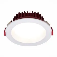 ST LUCE ST752.538.24 Светильник встраиваемый Белый LED 1*24W 3000K 1 920Lm Ra80 100° IP44 D165xH54 100-240VV