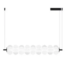 ST LUCE SL6121.413.01 Светильник подвесной Черный/Белый LED 1*30W 3000K