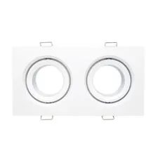 ST LUCE ST255.528.02 Светильник встраиваемый Белый GU10 2*50W  IP65 L180xW90xH40 220V Без ламп
