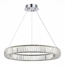 ST LUCE SL1622.113.01 Люстра подвесная Хром/Прозрачный LED 1*68W 4000K