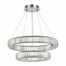 ST LUCE SL1622.103.02 Люстра подвесная Хром/Прозрачный LED 1*70W 4000K