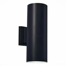 ST LUCE SL074.411.02 Светильник уличный настенный Черный/Черный LED 2*8W 4000K