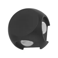 ST LUCE SL9505.401.01 Светильник уличный настенный Черный/Черный LED 1*4W 4000K