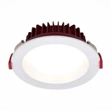 ST LUCE ST752.548.24 Светильник встраиваемый Белый LED 1*24W 4000K 1 920Lm Ra80 100° IP44 D165xH54 100-240VV