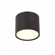 ST LUCE ST113.432.09 Светильник потолочный Черный LED 1*9W 3000K 702Lm Ra>90 120° IP20 D88xH75 170-240V