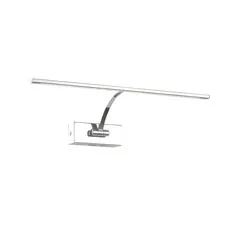 ST LUCE SL595.101.01 Подсветка для картин Хром/Хром LED 1*8W 4000K