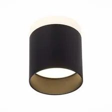 ST LUCE ST102.442.12 Светильник потолочный Черный LED 1*12W 4000K 936Lm Ra>80 120° IP20 D100xH90 170-240V