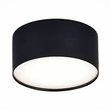 ST LUCE ST606.442.12 Светильник потолочный Черный LED 1*12W 4000K 1 080Lm Ra>90 120° IP20 D120xH55 185-265V