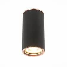 ST LUCE ST111.427.01 Светильник потолочный Черный GU10 1*50W D54xH105 220V Без ламп