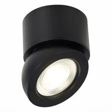 ST LUCE ST654.432.10 Светильник потолочный Черный LED 1*10W 3000K 850Lm Ra>90 38° IP20 D95xH96 180-240V