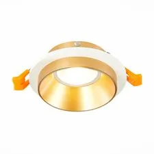 ST LUCE ST206.258.01 Светильник встраиваемый Белый GU10 1*50W  IP20 D92xH38 220V Без ламп