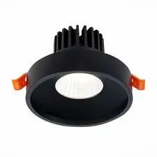 ST LUCE ST751.438.10 Светильник встраиваемый Черный LED 1*10W 3000K 750Lm Ra>90 38° IP20 D100xH75 170-240V