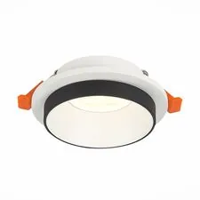ST LUCE ST206.508.01 Светильник встраиваемый Белый GU10 1*50W  D92xH38 220V Без ламп