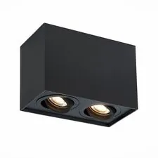 ST LUCE ST109.407.02 Светильник потолочный Черный GU10 2*50W  L181xW100xH123 220V Без ламп