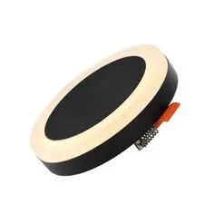 ST LUCE ST104.402.06 Светильник встраиваемый Черный LED 1*6W 3000K 468Lm Ra>80 120° IP20 D110xH20 170-240V