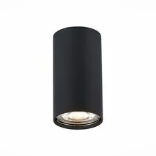 ST LUCE ST110.407.01 Светильник потолочный Черный GU10 1*50W  D54xH100 220V Без ламп