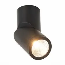 ST LUCE ST650.442.10 Светильник потолочный Черный LED 1*10W 4000K 800Lm Ra>90 38° IP44 D62xH151 165-265V