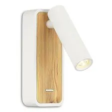ST LUCE ST160.531.03 Светильник настенный Белый, Светлое дерево/Белый LED 1*3W 3000K