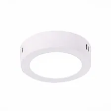 ST LUCE ST112.532.06 Светильник настенно-потолочный Белый LED 1*6W 3000K 330Lm Ra80 120° IP20 D110xH28 90-26