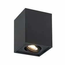 ST LUCE ST109.407.01 Светильник потолочный Черный GU10 1*50W  L100xW100xH123 220V Без ламп