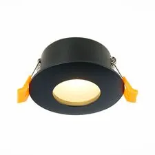 ST LUCE ST213.408.01 Светильник встраиваемый Черный GU10 1*50W  IP44 D84xH50 220V Без ламп