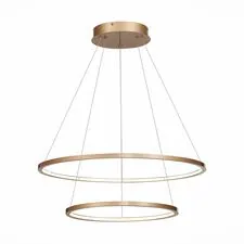 ST LUCE ST603.243.56 Светильник подвесной Золотистый/Белый LED 1*56W 4000K