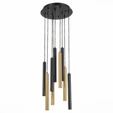 ST LUCE ST153.443.27 Светильник подвесной Черный LED 1*27W 4000K 2 295Lm Ra  IP20 D350xH1 500 180-240V