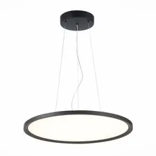 ST LUCE ST602.443.56 Светильник подвесной Черный LED 1*56W 4000K 5 040Lm Ra>80 120 IP20 D600xH36 185-265V