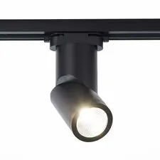 ST LUCE ST650.436.10 Светильник трековый Черный LED 1*10W 3000K 800Lm Ra>90 38° IP20 D60xH190 165-265V