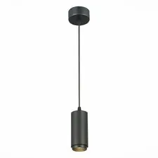 ST LUCE ST600.443.10 Светильник подвесной Zoom Черный LED 1*10W 4000K 1 000Lm Ra>80 15-60° IP20 D59xH130 170