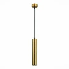 ST LUCE ST151.303.01 Светильник подвесной Золотистый GU10 1*50W  IP20 D54xH290 220V Без ламп