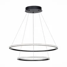 ST LUCE ST604.443.56 Светильник подвесной Черный/Белый LED 1*56W 4000K