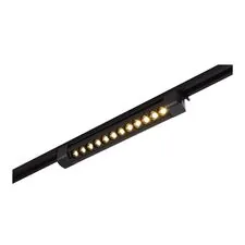 ST LUCE ST367.436.10 Светильник трековый Черный LED 1*10W 3000K 875Lm Ra90 24 IP20 L387xW49xH54 170-240VV