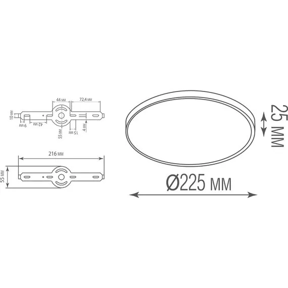 Donolux DL20171R18W1W Накладной светодиодный светильник, 18Вт, изображение 5