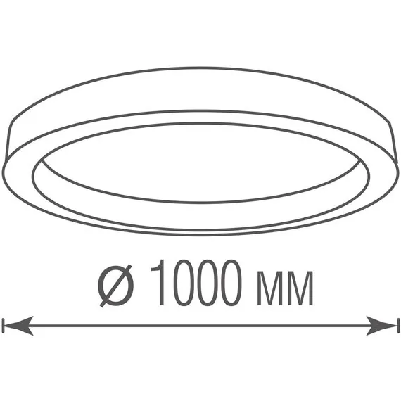 Donolux DL1000C90NW Black Накладной светодиодный светильник 90Вт 4000К, изображение 4