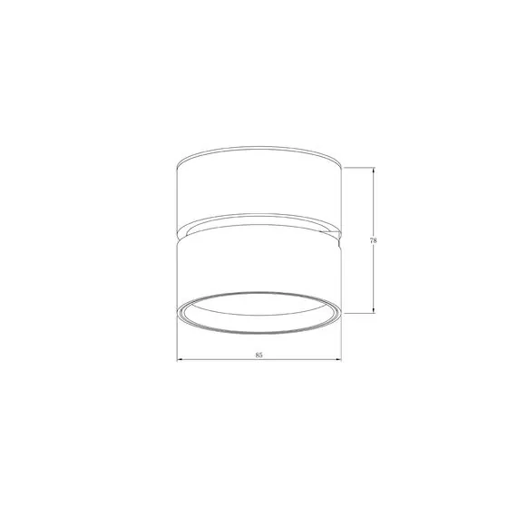 Donolux DL18960R12W1B Накладной поворотный светодиодный светильник, 12Вт, изображение 3
