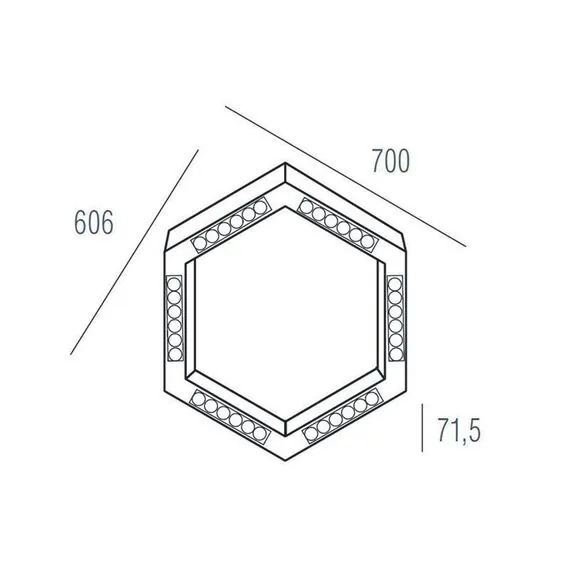 Donolux DL18515S111А36.48.700WW Подвесной светодиодный светильник 0,7м 36Вт 48°, изображение 5