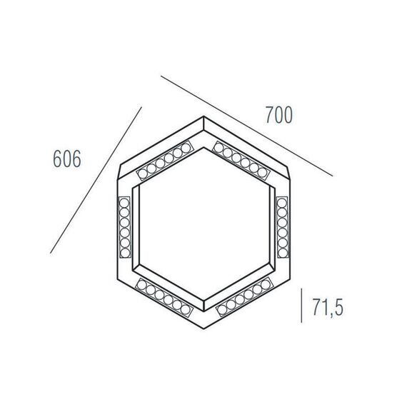 Donolux DL18515S111B36.34.700WB Подвесной светодиодный светильник 0,7м 36Вт 34°, изображение 5