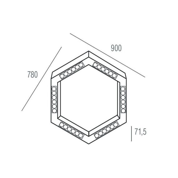 Donolux DL18515S111B36.34.900BB Подвесной светодиодный светильник 0,9м 36Вт 34°, изображение 5