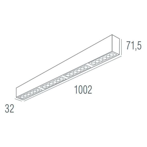 Donolux DL18515S121A24.48.1000BW Подвесной светодиодный светильник 1м 24Вт 48°, изображение 4